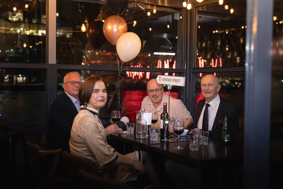 Ampersand 75th anniversary celebration at Charlotte Quay, Dublin