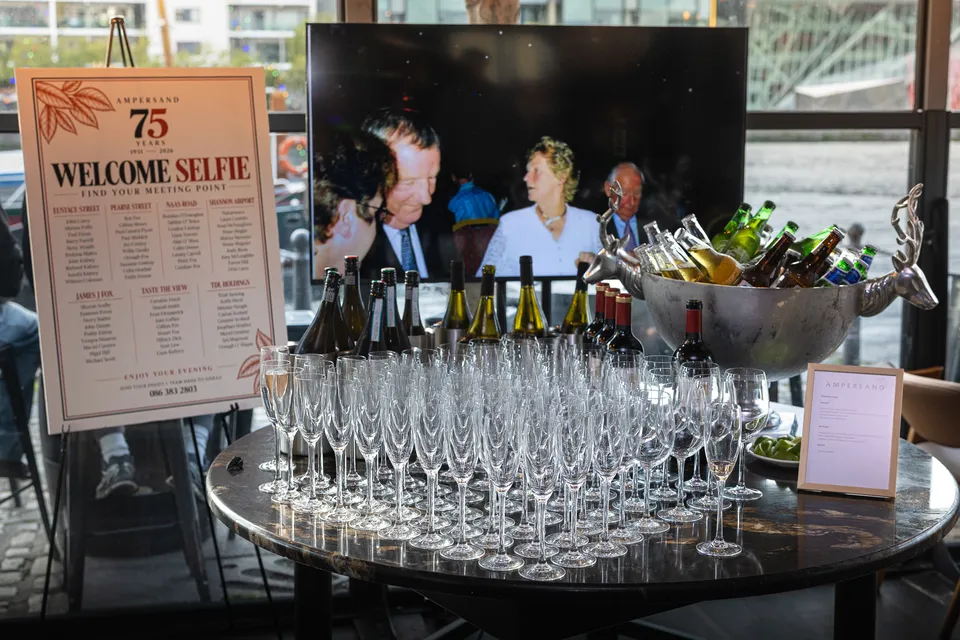 Ampersand 75th anniversary celebration at Charlotte Quay, Dublin